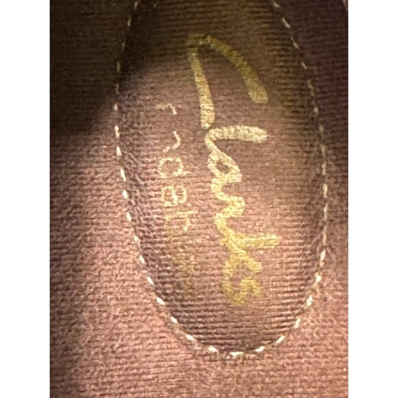 Clarks Womens Brown 9M Leather Slip-On Comfort Shoes W/ Button Accent - Picture 5 of 16